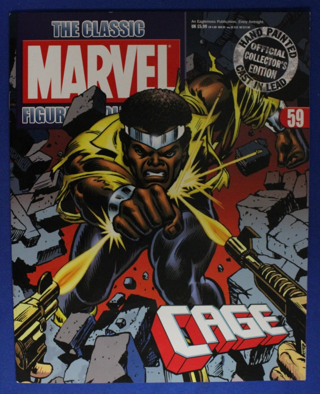 Eaglemoss Classic Marvel Collection Cage Lead Figurine & Magazine #59