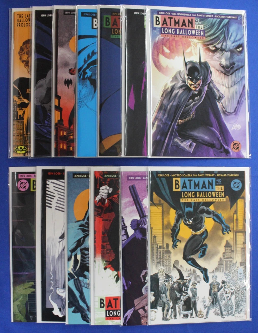 Batman The Long Halloween The Last Halloween #0-10 Complete Set + Variants VF/NM