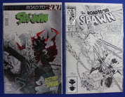 Spawn #296 & #298 B&W Variant Lot of 2 NM