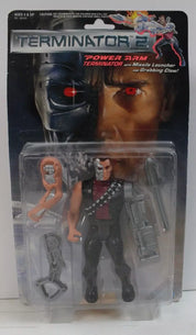 Kenner: 1991 Terminator 2 Figure Lot of 4 Power Arm, Battle Damage, Endoglow, T-1000