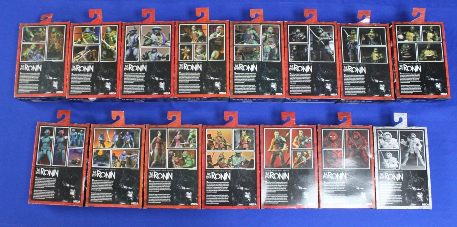 NECA 2023 TMNT The Last Ronin Action Figure Lot of 15 Complete in Box