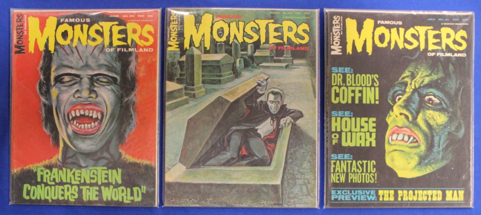 Famous Monsters of Filmland Magazine Lot of 39 FN-VF