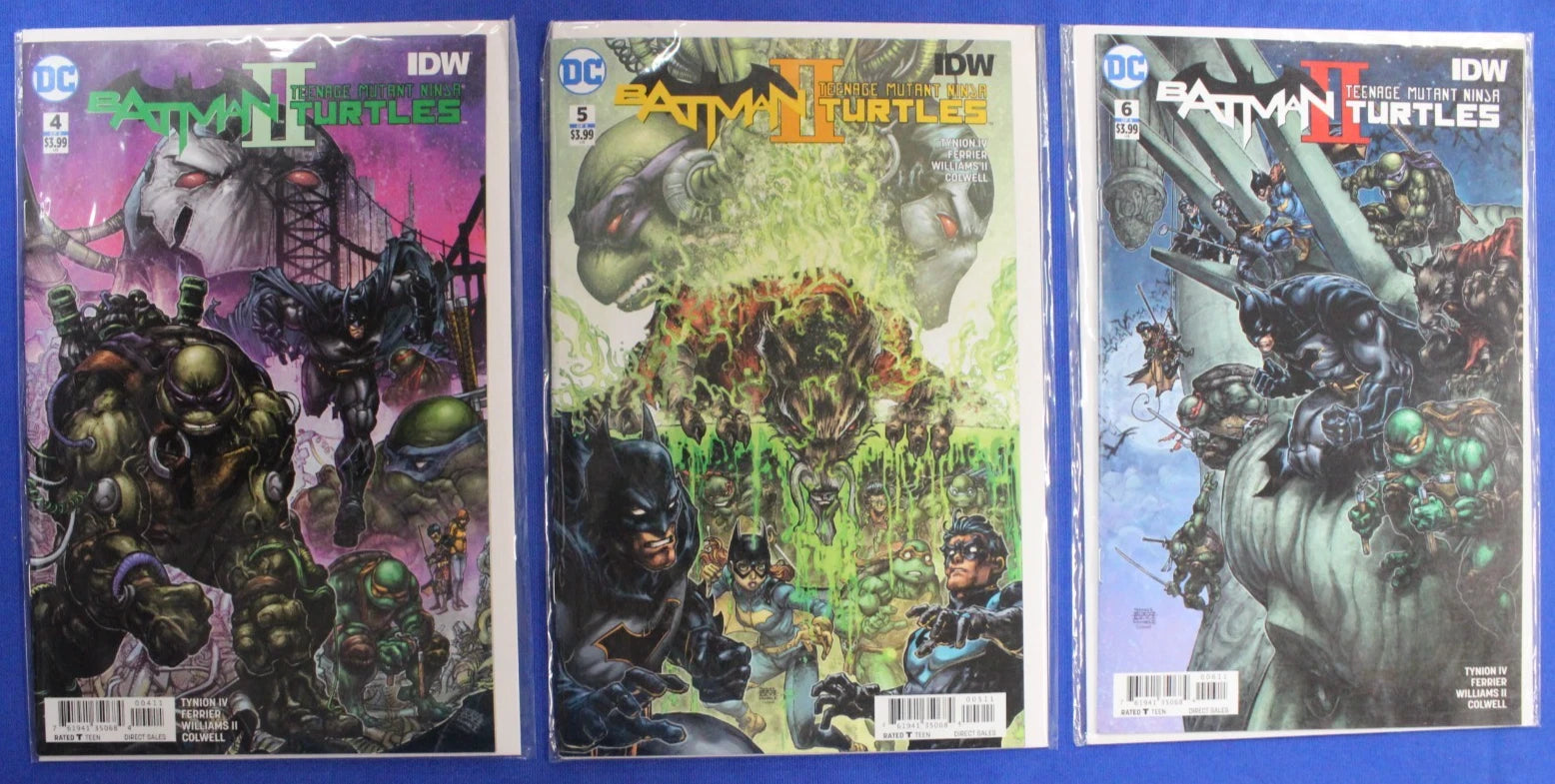 Batman TMNT Part II #1-6 Complete Set + Part III #1 Lot of 7 VF/NM