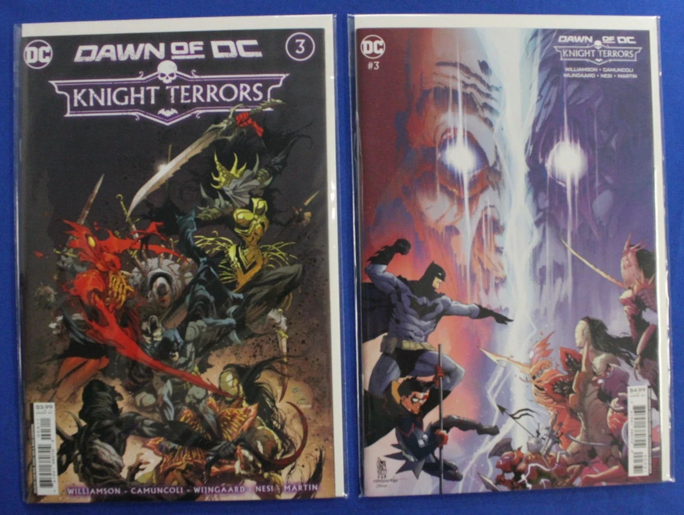 Knight Terrors #1-4 + First Blood, Night's End & Variants Lot of 9 VF/NM
