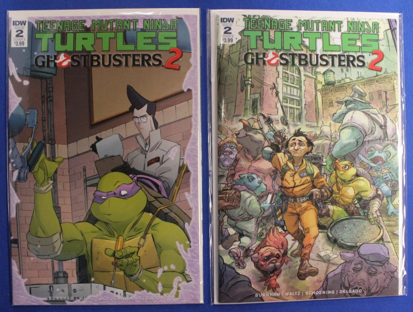 TMNT Ghostbusters #1-4 + 2 #1-5 Complete Sets + Variants Lot of 14 VF/NM