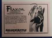 Flaxen #1 & Photo SIGNED by Suzie Owens w/ COA VF/NM