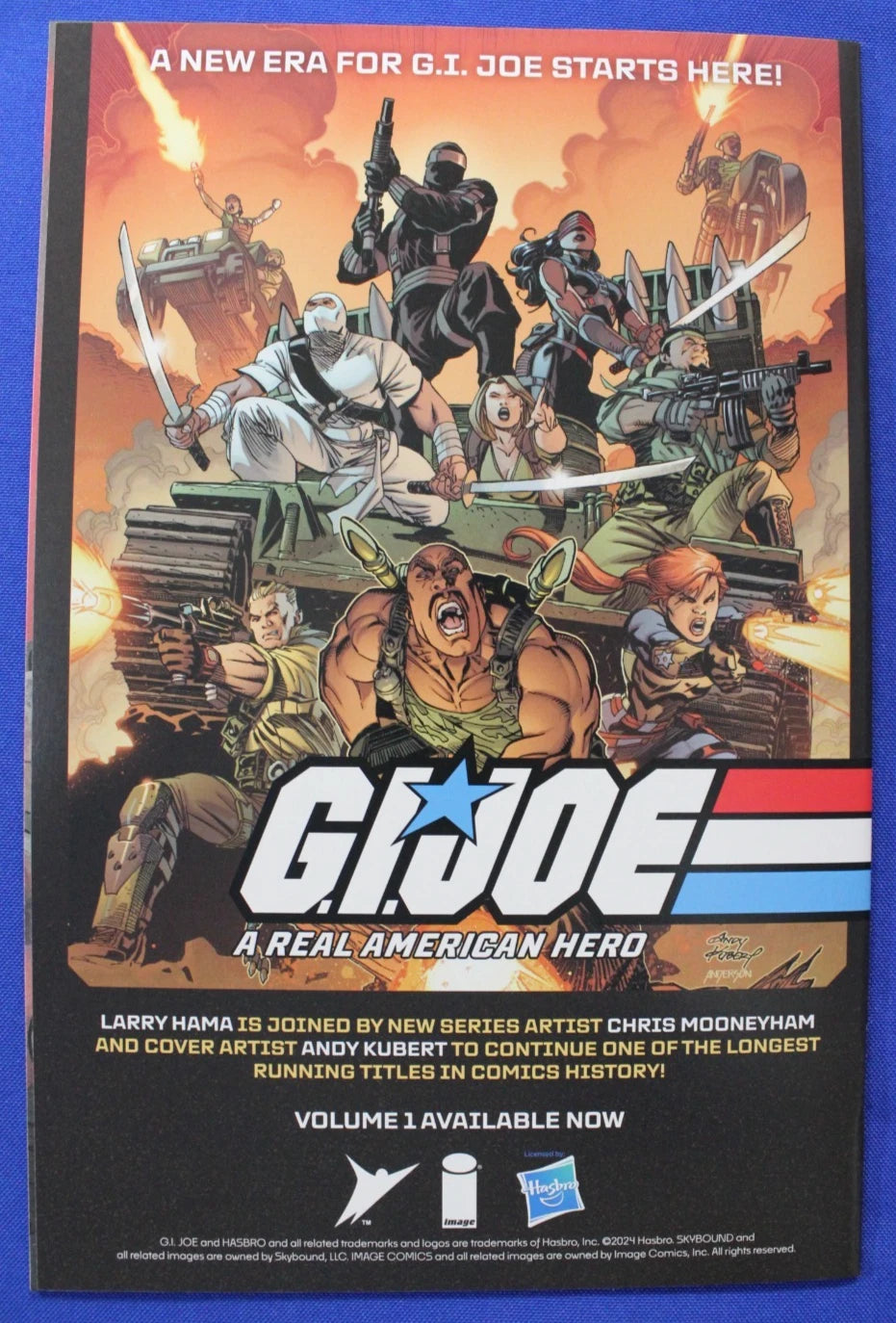 GI Joe Special #1 Kickstarter Exclusive Gold Foil Reprint NM