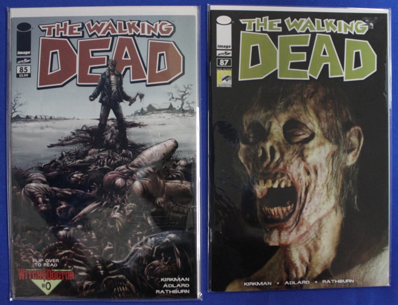 The Walking Dead Lot of 256 VF-VF/NM