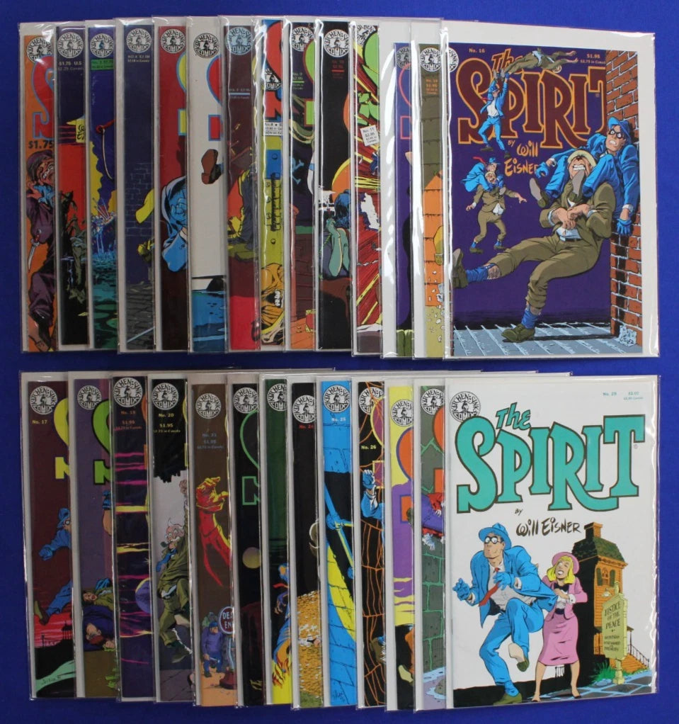 The Spirit #1-29 Lot of 27 (Missing 12 & 15) FN-VF