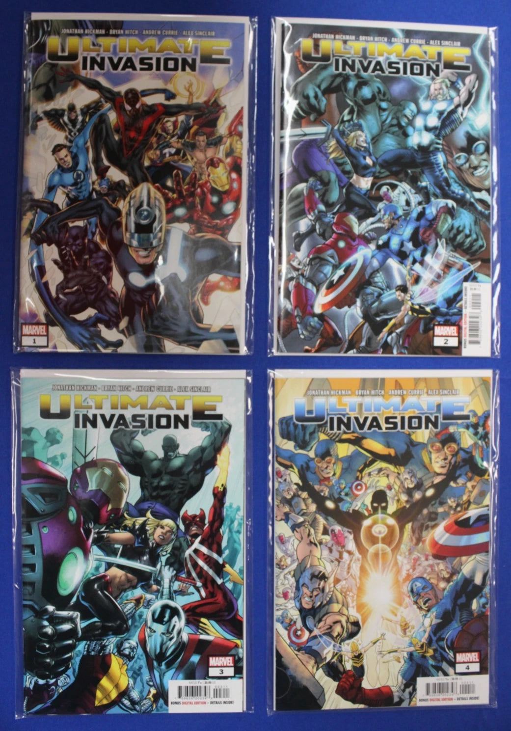Ultimate Invasion #1-4 Complete Set VF/NM