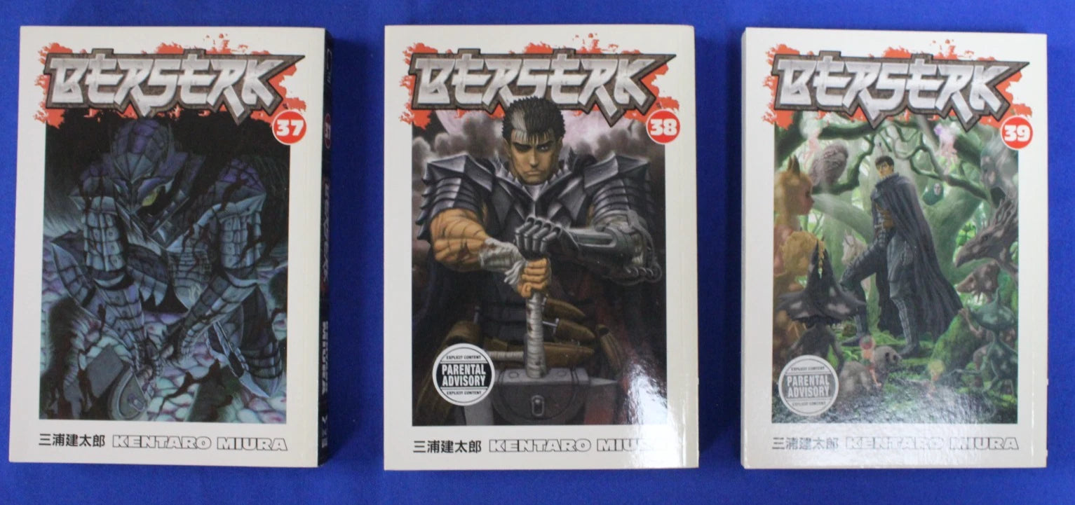 Berserk Vol 1-41 + Flame Dragon Knight English Manga Near Complete Paperback Set