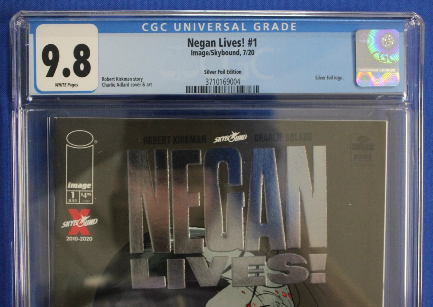 Negan Lives! #1 Silver Foil Variant CGC 9.8 NM/M