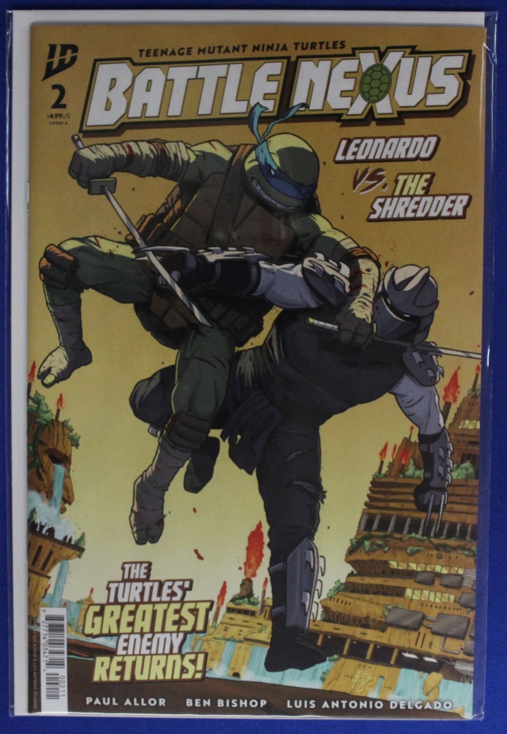 TMNT Battle Nexus #1-5 Complete Set + Variants Lot of 7 VF/NM