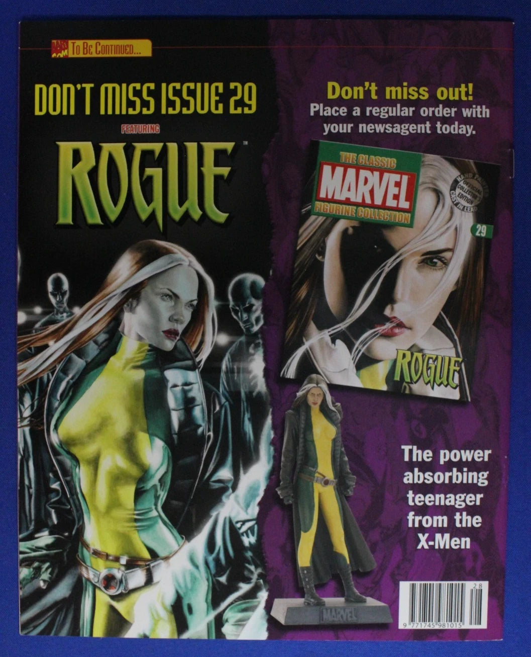 Eaglemoss Classic Marvel Collection Mr. Fantastic Lead Figurine & Magazine #28