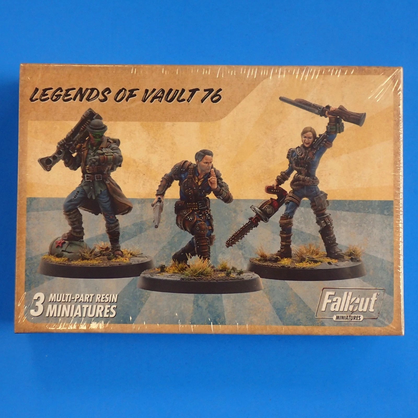 Fallout Wasteland Warfare Miniatures Lot of 6 - Robots, Zetans, & Legends of Vault 76 [Pre-Owned]