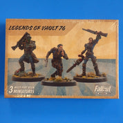 Fallout Wasteland Warfare Miniatures Lot of 6 - Robots, Zetans, & Legends of Vault 76 [Pre-Owned]