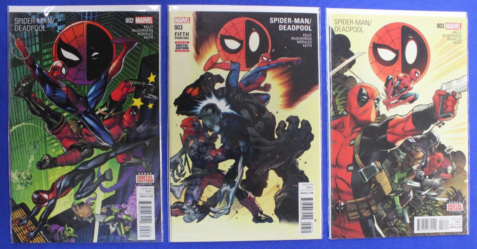 Spider-Man/Deadpool #1-23 + 1.MU w/ Variants Lot of 34 VF/NM