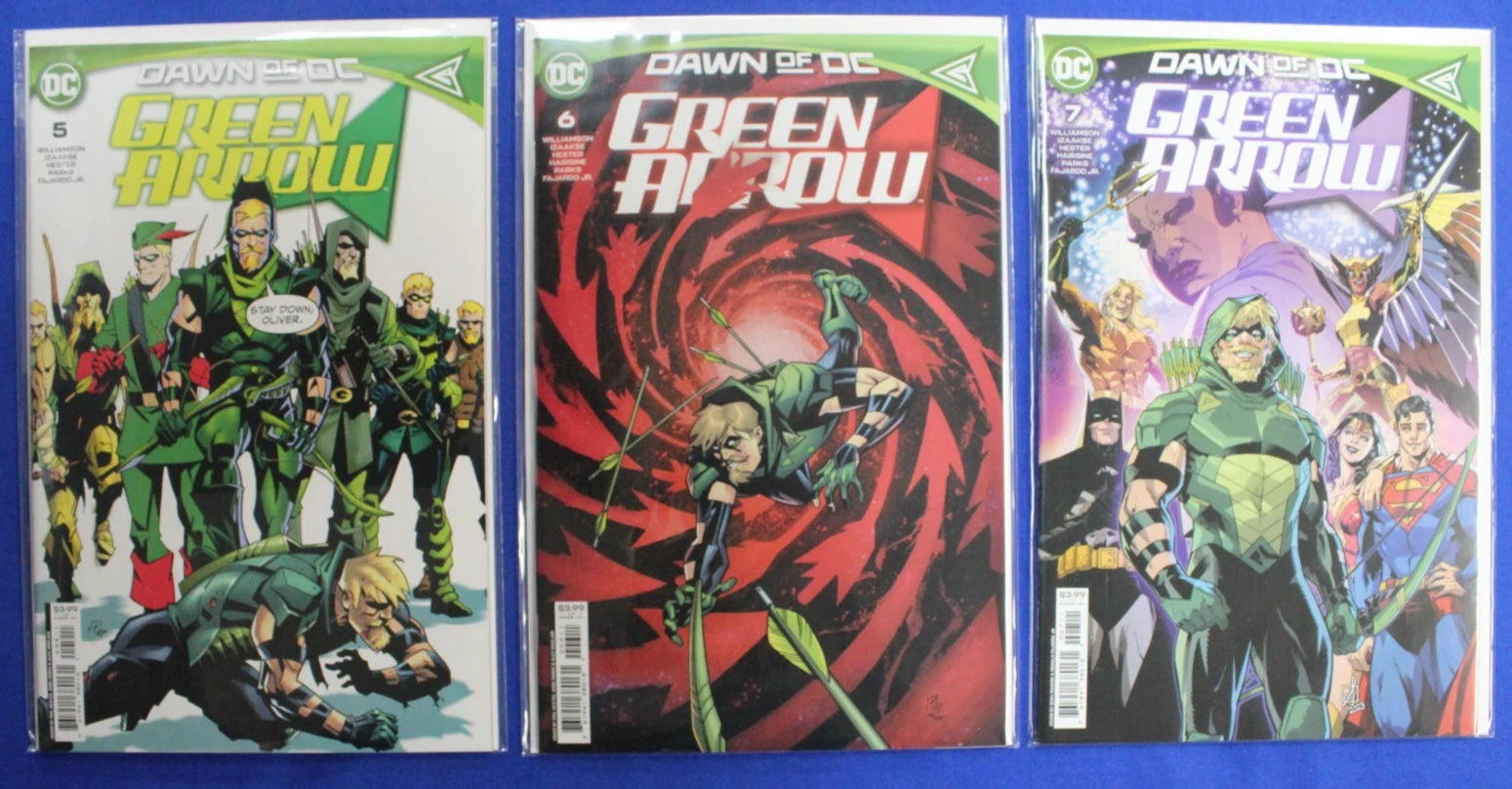 Green Arrow #1-19, 21-23 + 2024 Annual Lot of 23 VF/NM