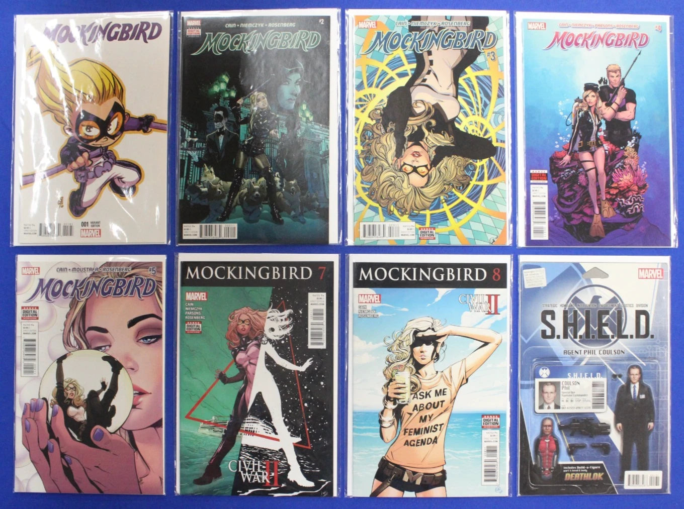 Mockingbird #1-8 Near Complete Set (Missing #6) + Variants VF/NM