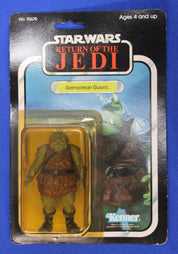 Kenner 1983 Star Wars Return of the Jedi Gamorrean Guard Figure on Card 77 Back