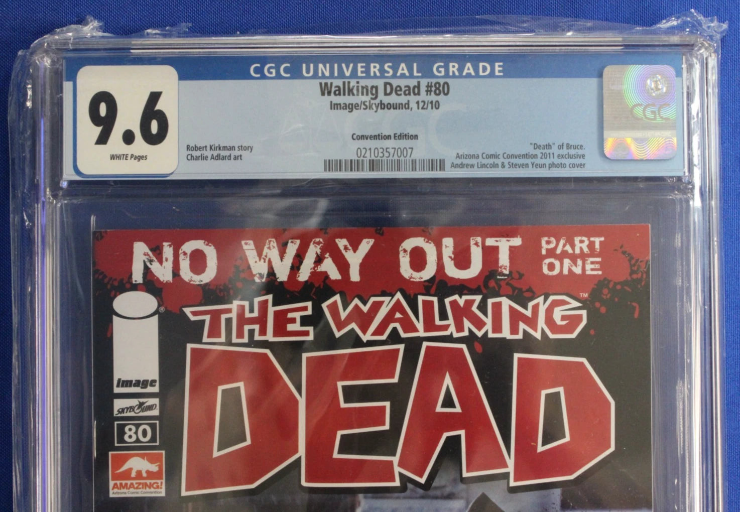 The Walking Dead #80 Convention Photo Variant CGC 9.6 NM+