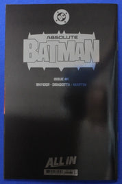 Absolute Batman #1 Cover E Logo Foil Variant NM