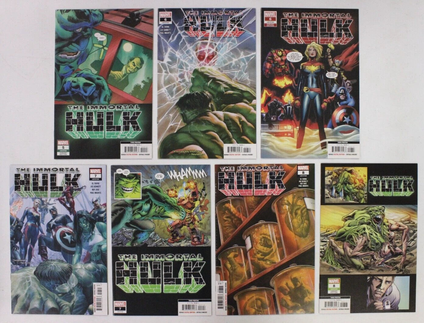 Immortal Hulk #1-50 Full Set + Extras 78 Comics