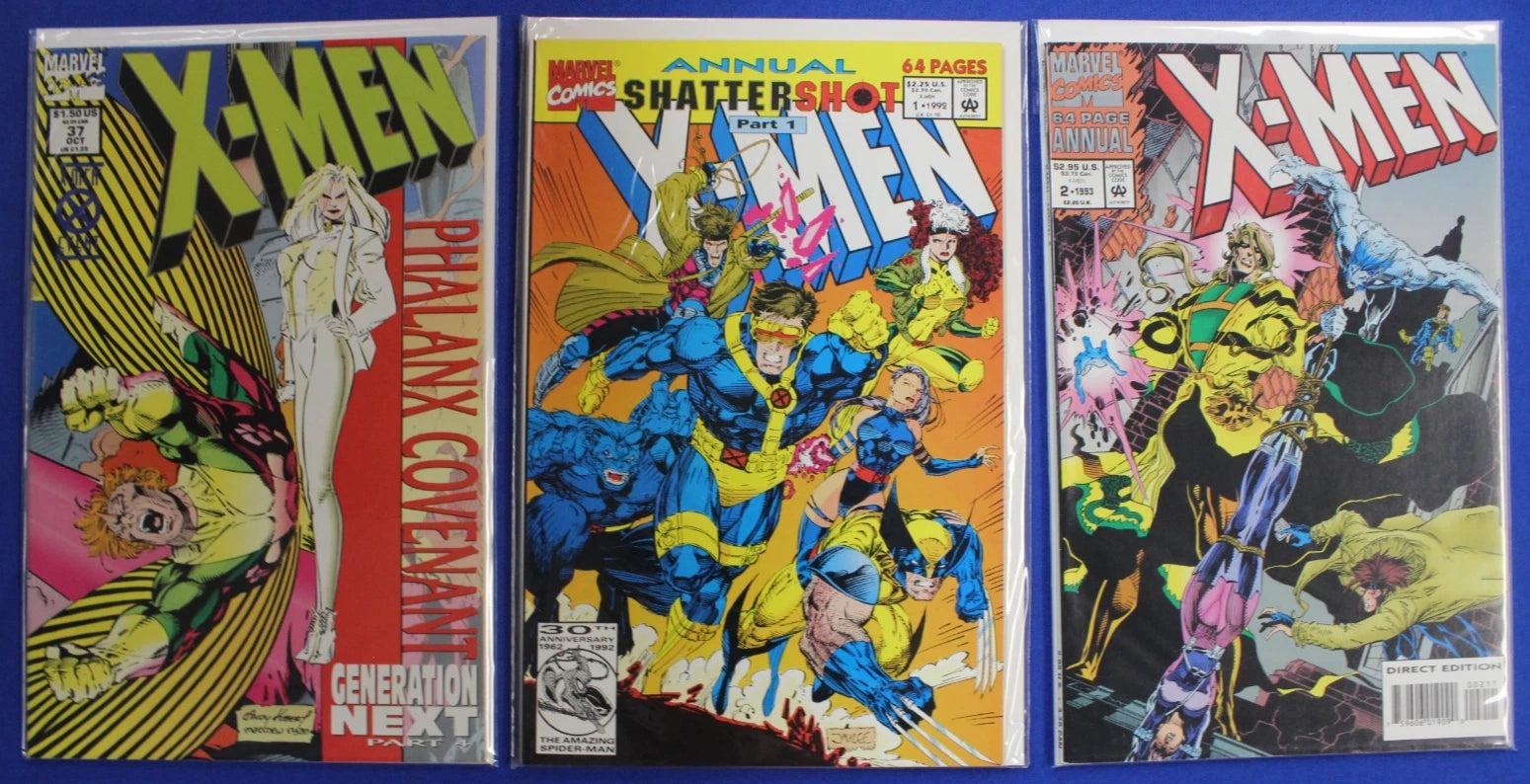 X-Men #1-37 + #1 Variants & Annuals #1-2 Lot of 42 VF-VF/NM