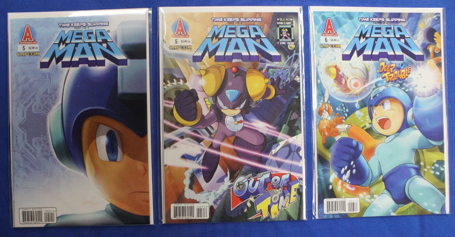 Mega Man #1-8, 10-14, 46 & FCBD + Variants Lot of 19 VF/NM