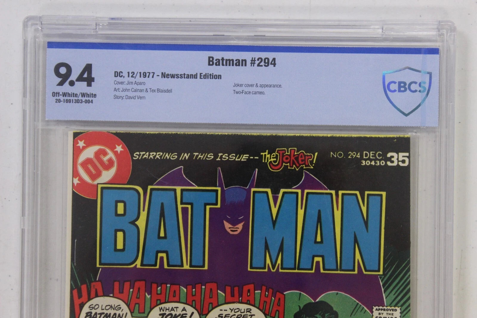 Batman #294 CBCS 9.4 NM