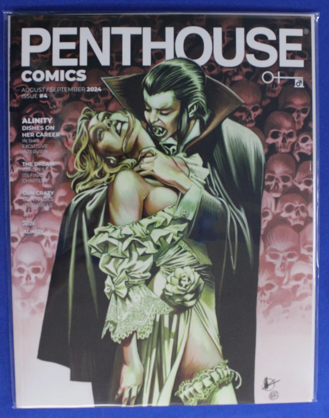Penthouse Comics #1-5 Near Complete Set (Missing #6) + Variants Lot of 8 NM
