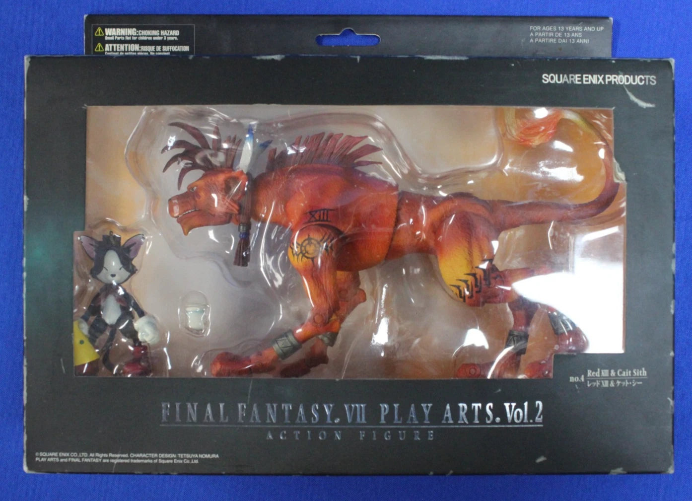 Final Fantasy VII Remake Red XIII and Cait Sith Action Figures