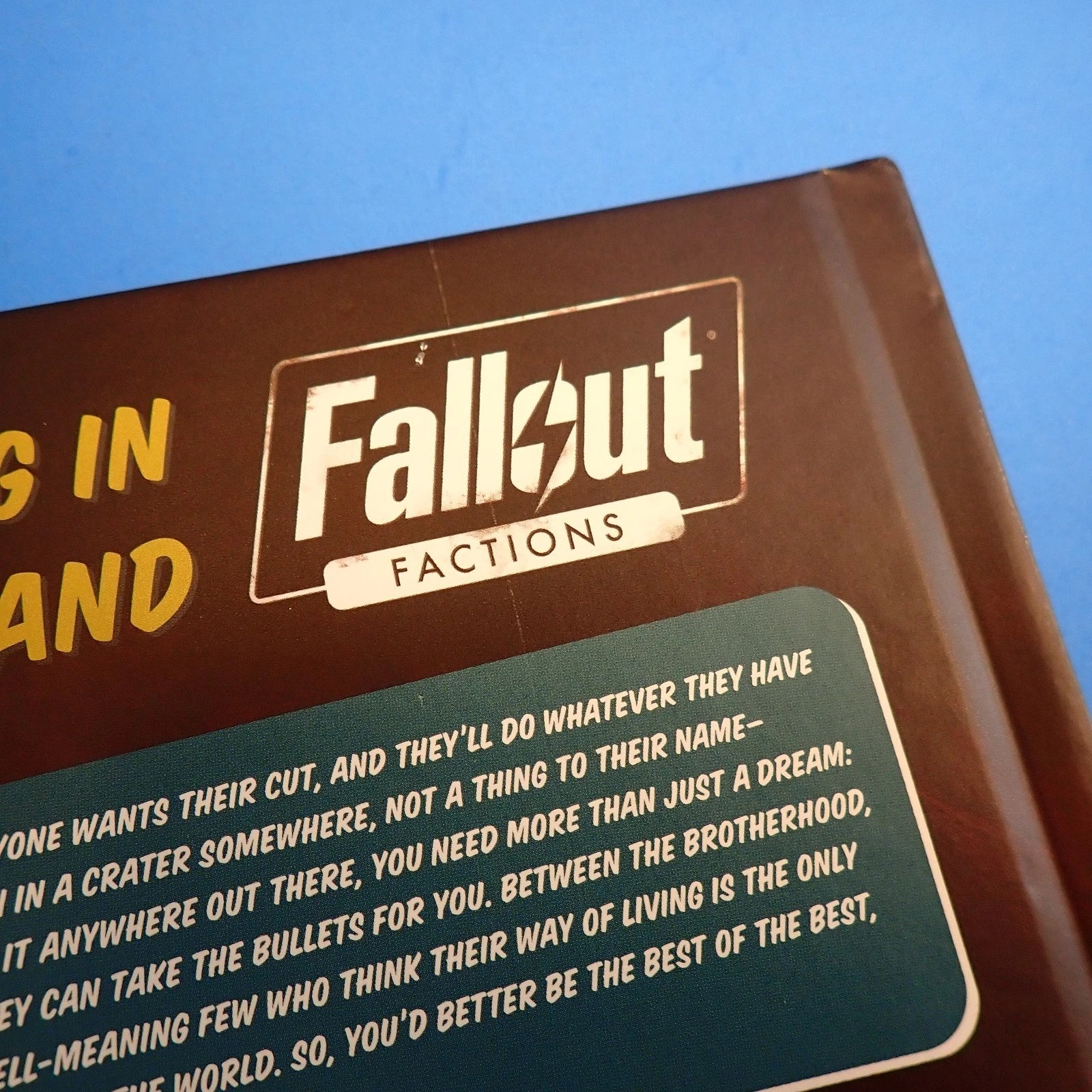 Fallout Factions Crew Folio & Rulebook Modiphius Entertainment Bethesda 2025 [Pre-Owned]