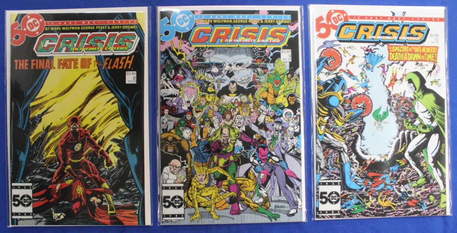 Crisis on Infinite Earths #1-12 Facsimiles Complete Set + Special VF/NM