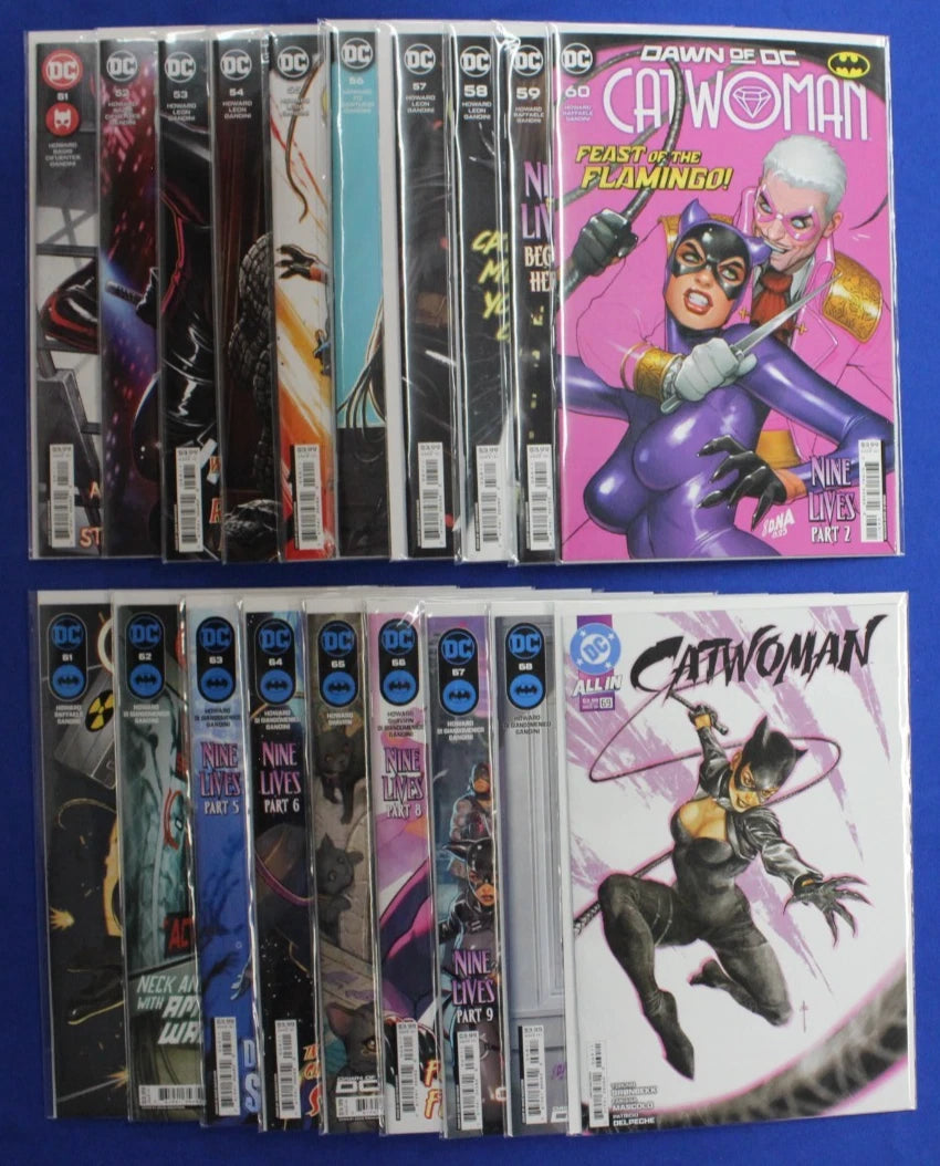 Catwoman #51-68 DNA Covers Full Set Lot of 19 VF/NM