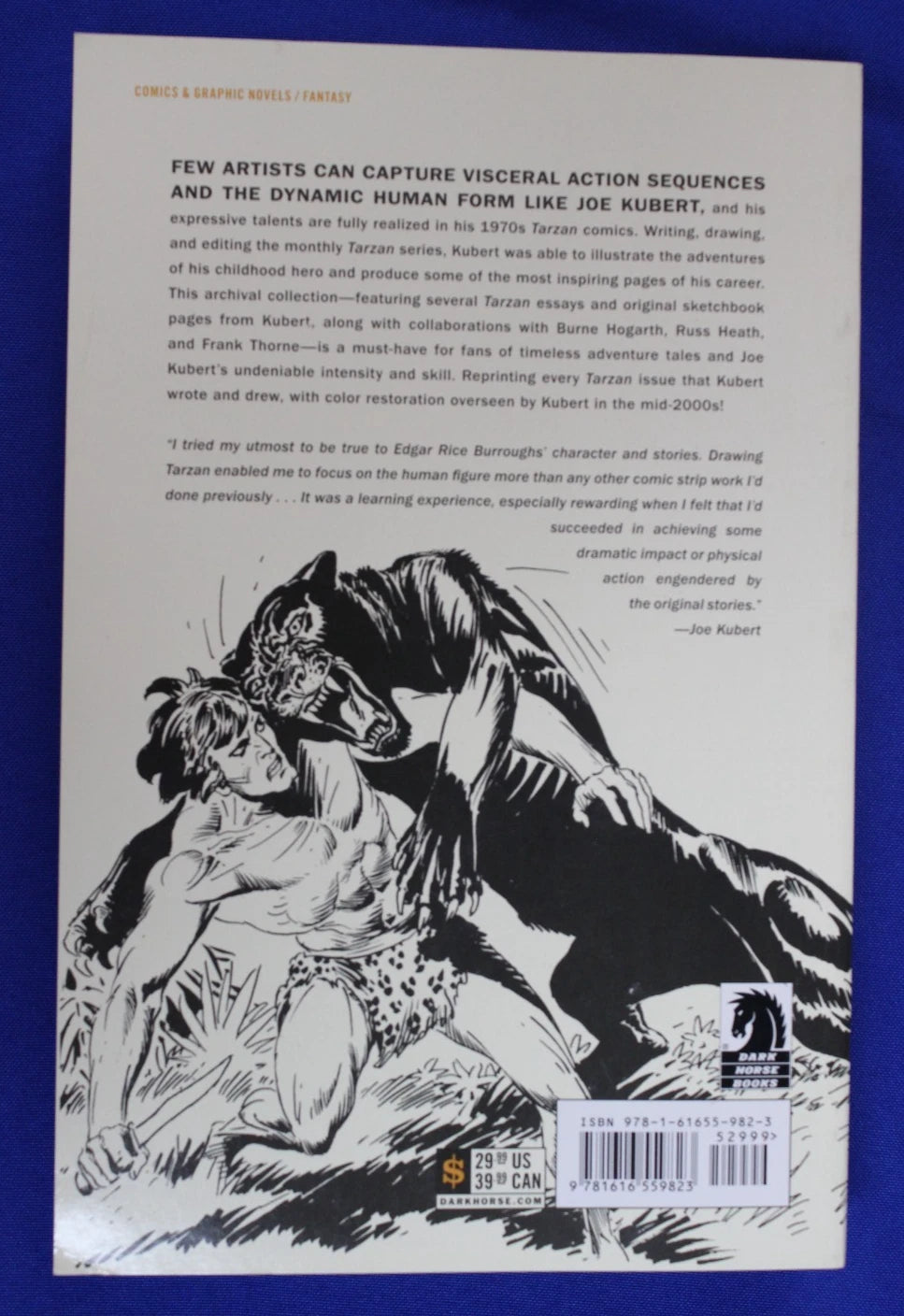 Edgar Rice Burroughs Tarzan: The Complete Joe Kubert Years First Print Omnibus