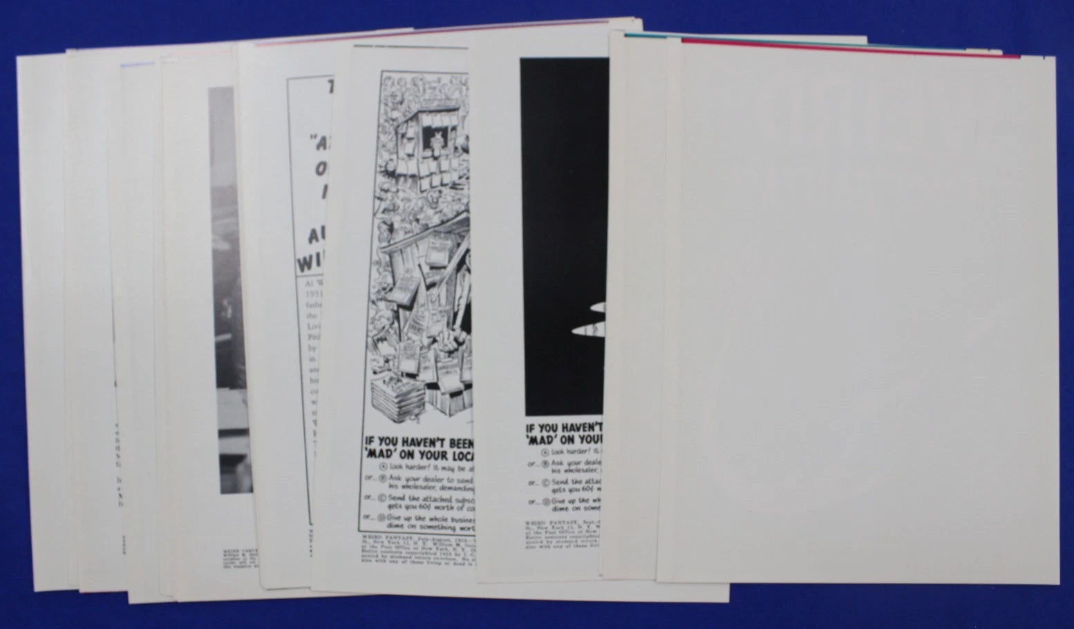 EC Weird Fantasy Cover Portfolio Set of 24 Art Prints Ross Cochran