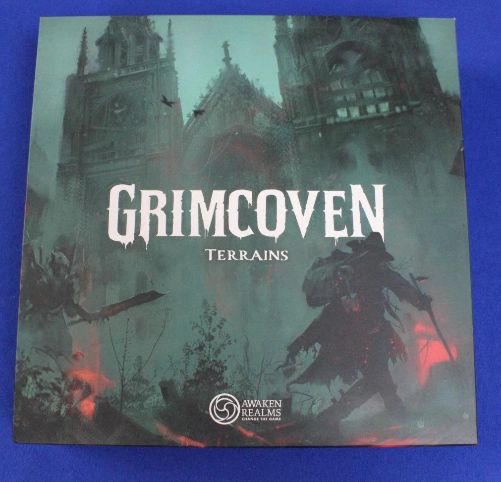 Awaken Realms Grimcoven Near Complete Base Game + Expansions + Upgraded Dice Set