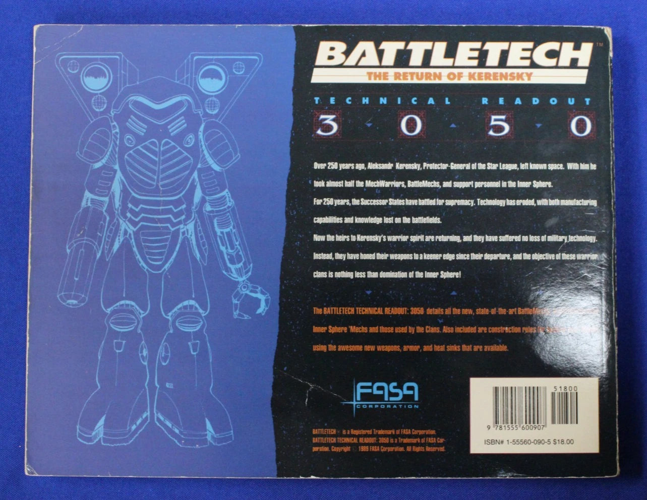 FASA Corporation Battletech Technical Readout Book Lot of 7