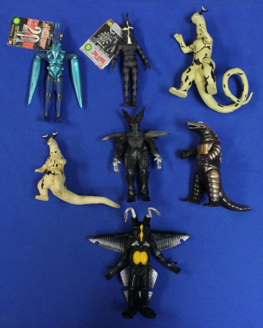 Vintage Bandai Ultraman Kaiju Ultra Monster Series Figure Lot of 7 From Japan