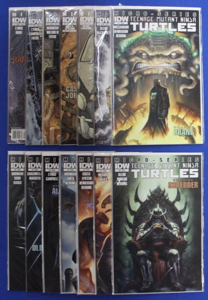 TMNT Micro-Series & Villains #1-8 Complete & Near Complete Sets Lot of 14 VF/NM