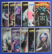 Unnatural #1-12 Near Complete Set (Missing #9) w/ Variants VF-VF/NM