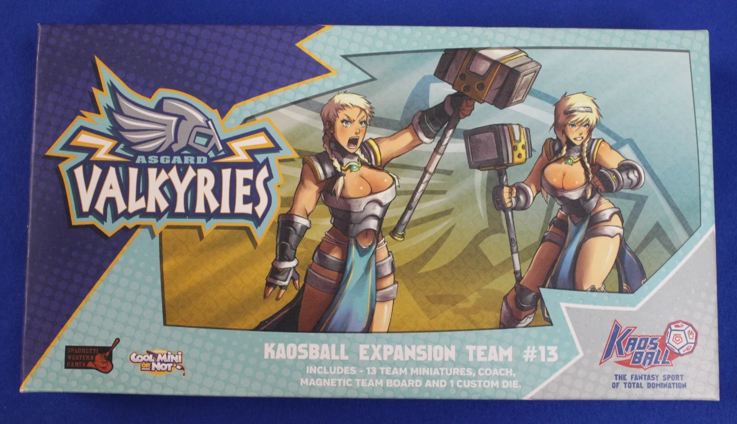 CMON Kaos Ball Board Game with Expansion Teams and Ringer Packs Complete in Box