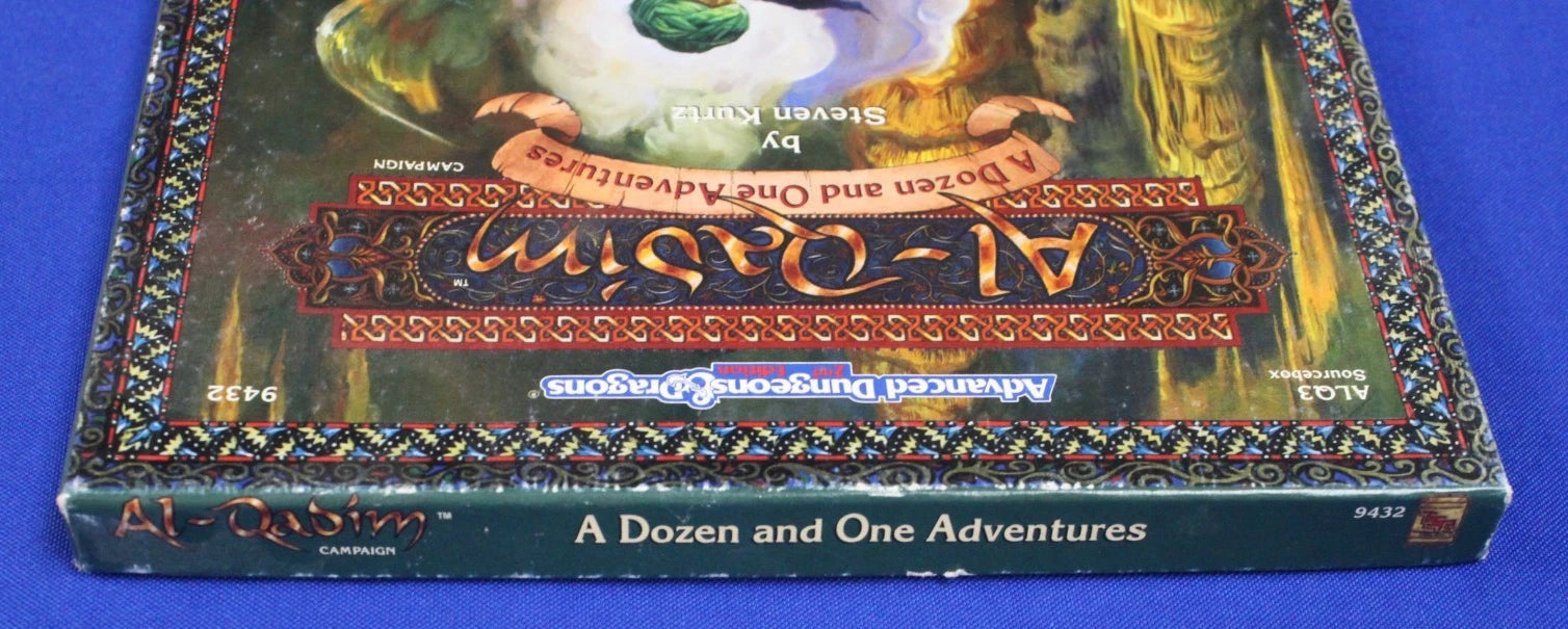 TSR 1993 AD&D Al-Qadim A Dozen and One Adventures Campaign Box Set Complete