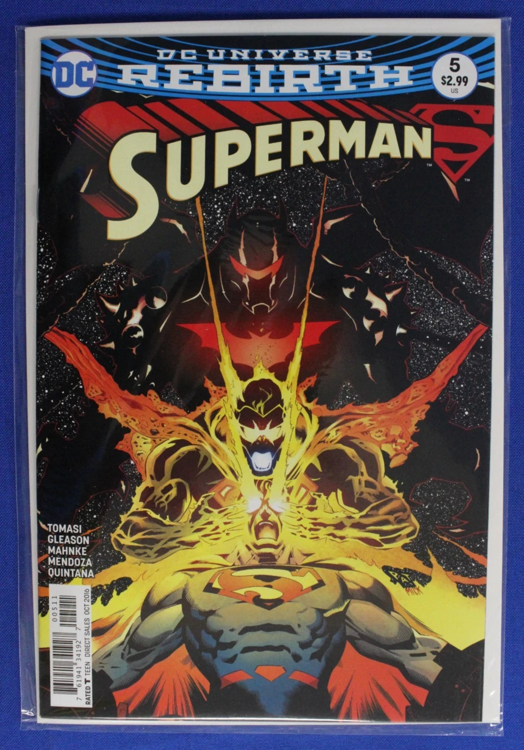Superman #1-10 Full Run + Rebirth 2nd Printing VF-VF/NM