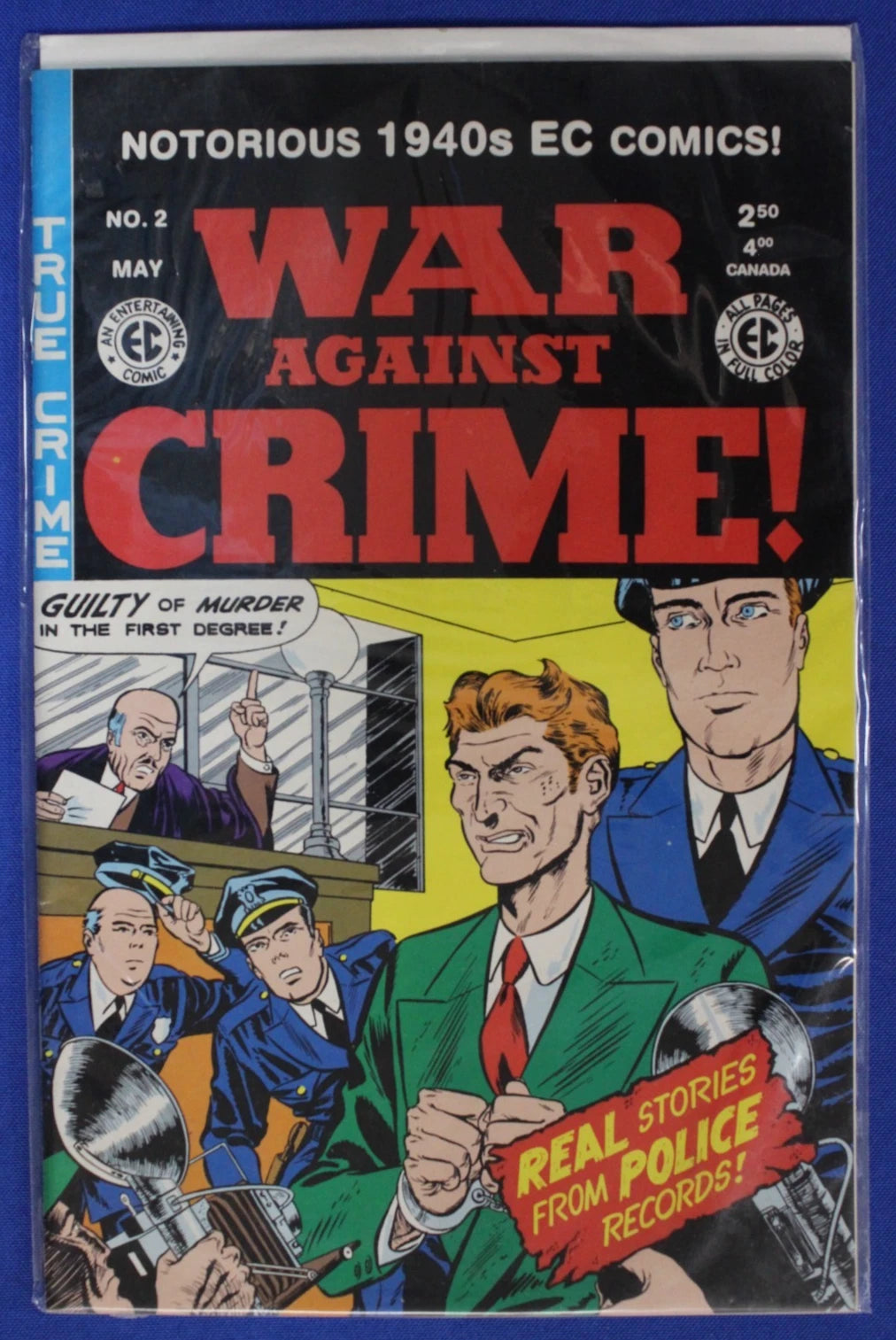 War Against Crime #2-9 Near Complete Set Reprints Lot of 8 FN