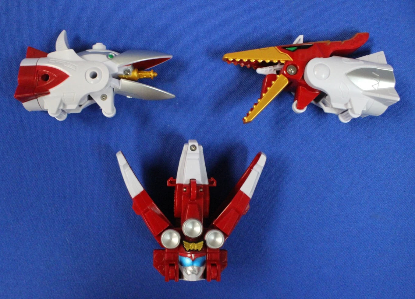Bandai Power Rangers Megaforce DX Lot of 4 Complete Sea Land Sky Brother Zords