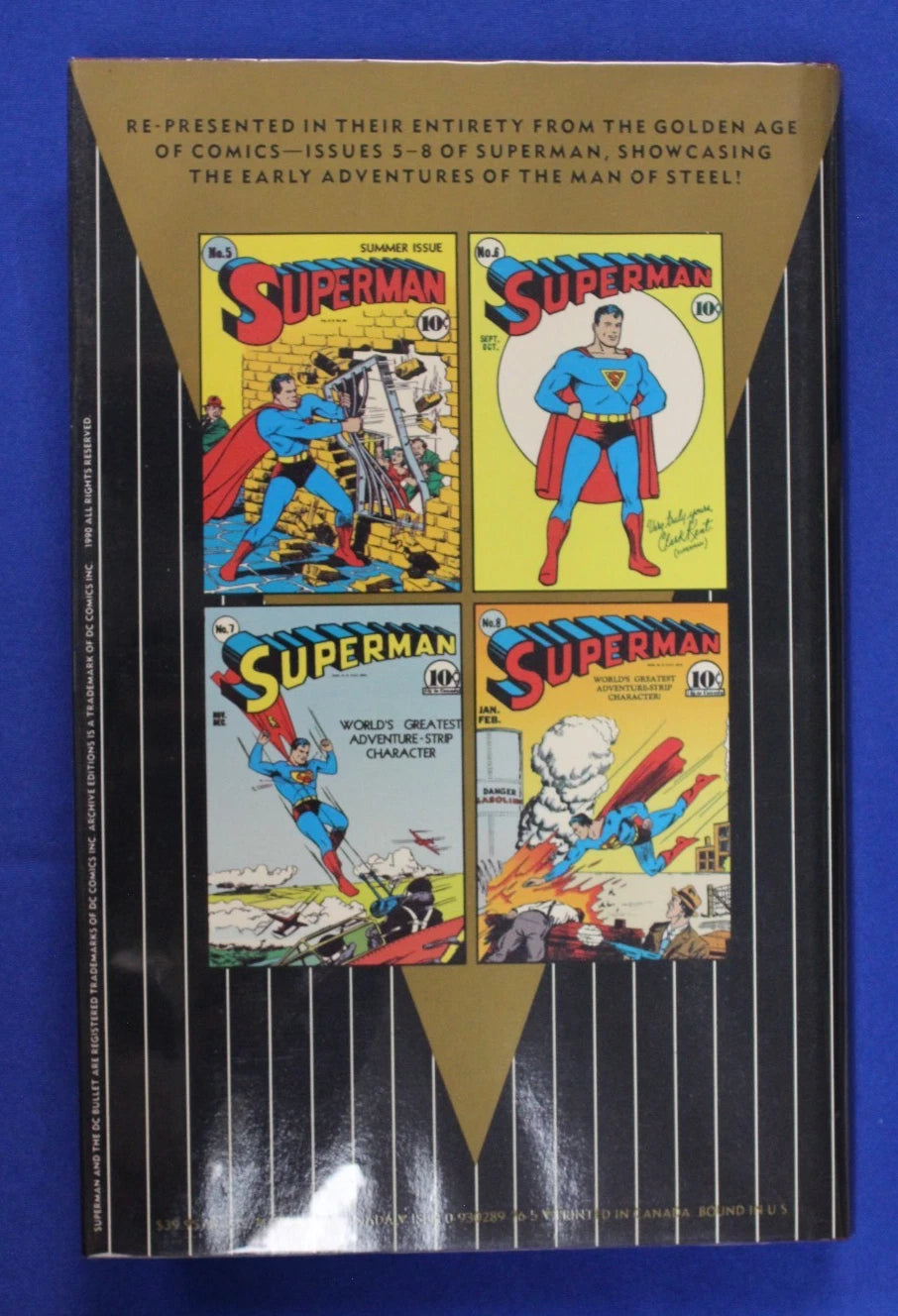 DC Archive Editions Superman Volumes 1, 2, & 4 Lot of 3 Hardcover Books
