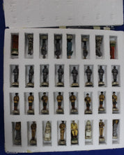 Pacific Giftware WWII U.S. vs. Germany Chess Set with Glass Chess Board