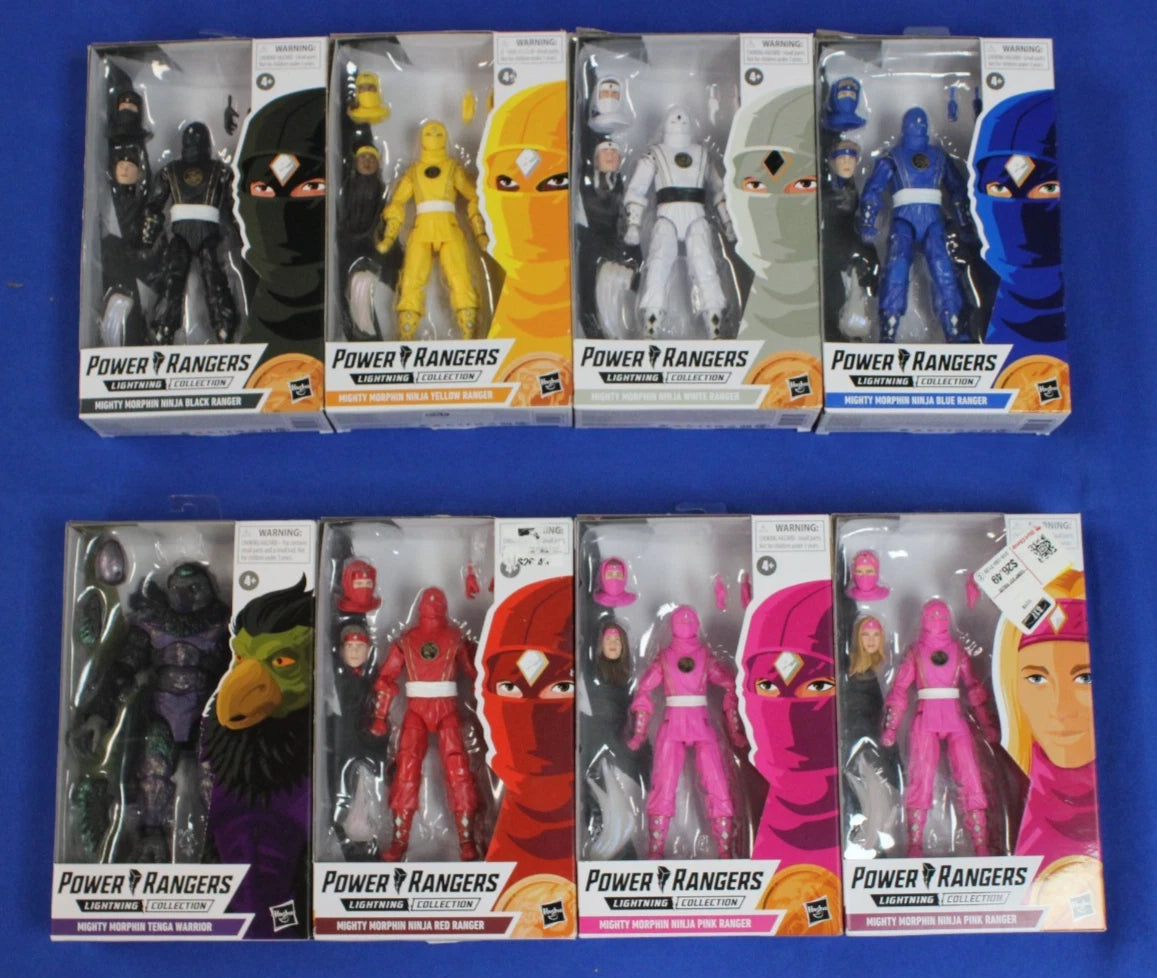 Hasbro Power Rangers Lightning Collection Ninja Rangers Figure Lot + Tenga